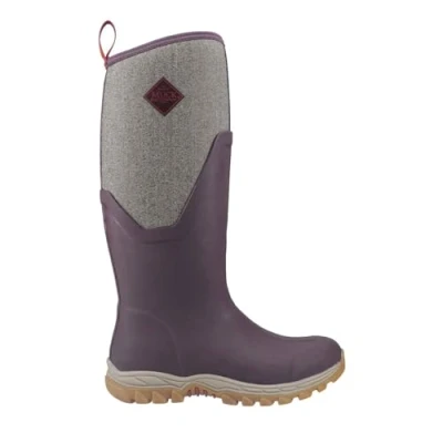 Image of Muck Boots Women&#039;s Arctic Sport II Tall Hiking Boot, Wine, 4 UK