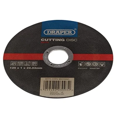 Image of Draper Metal Cutting Disc, 125 x 1 22.23mm