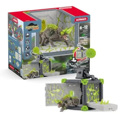Image of schleich 42677 BattleCave Stone Chameleon, from 7 years, ELDRADOR CREATURES Playset, 34 pieces