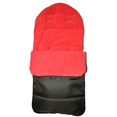 Image of Universal Footmuff Cosy Toes Fits All Pushchair/Buggy/Stroller Fire Red