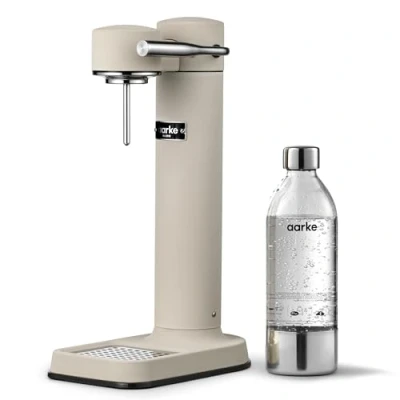 Image of Aarke Carbonator 3, Sparkling Water Maker with Bottle, Special Edition Sand