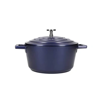 Image of MasterClass Cast Aluminium 2.5L Casserole Dish Metallic Blue