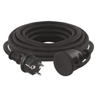 Image of EMOS 5m Schuko Extension Cable Rubber for Outdoor Use IP44 H07RN F3G 1.5mm2