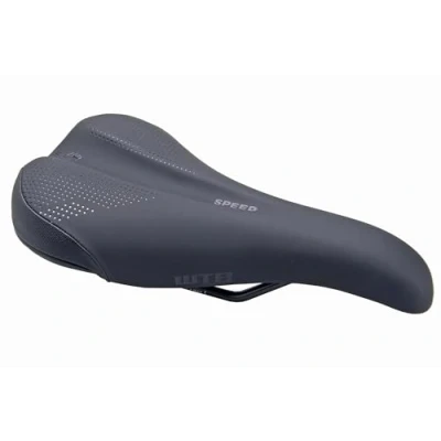 Image of WTB Speed Bike Saddle (Medium Width) Shock Absorbing with Dual Compound Soft Shell Base, Thick Padding, Microfiber Cover, and ABR Corners for Comfortable, Durable Performance