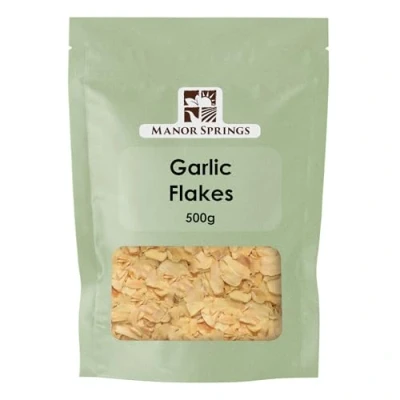 Image of Garlic Flakes 500g by Manor Springs