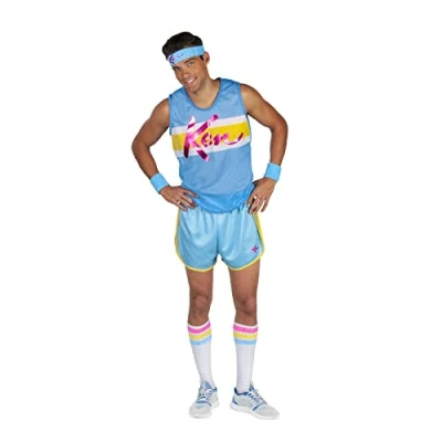 Image of Rubie&#039;s 301508STD000 Exercise Ken Costume, Men, Multicoloured, STD