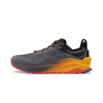 Image of Altra Olympus 6 Trail Running Shoes SS25 Black Orange