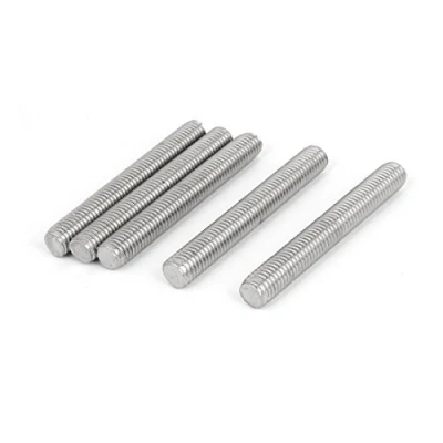 Image of Sourcingmap M12 x 100mm Metric Right Hand Thread Fully Threaded Rod Stud Fastener 5PCS