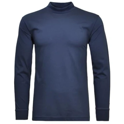 Image of RAGMAN Men&#039;s stand up collar shirt long sleeve 3XL, midnight blue 079