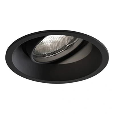 Image of Astro Minima Round Adjustable Indoor Downlight (Matt Black), GU10 Lamp, Designed in Britain 1249016 3 Years Guarantee