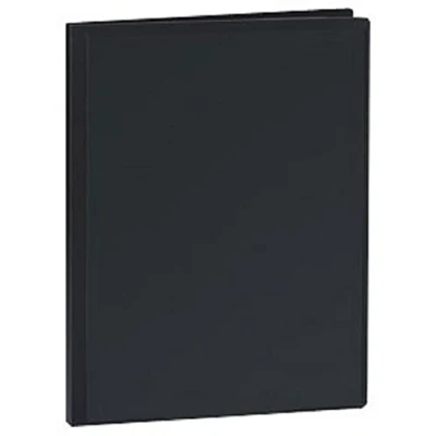 Image of 5 Star Display Book Rigid Cover Personalisable Polypropylene 30 Pockets Black
