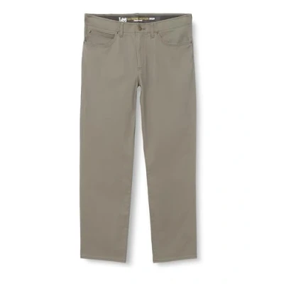 Image of LEE Men&#039;s Straight Fit MVP Pants, Olive Grove, 36W / 32L