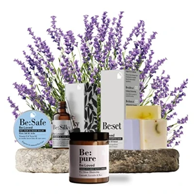 Image of Be:Loved Original Pet Bundle for Daily Pampering, Soothing Minor Injuries, and Glossy Coats, Tested on Humans, Natural Grooming Care with Essential Oils, Made in the UK (Set of 6)