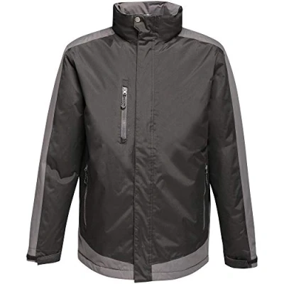 Image of Regatta TRA312 28P90 Professional Contrast Waterproof and Breathable Insulated Jacket, Black/Sealgr, XXL