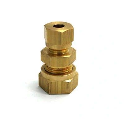 Image of Qcl British Made 10mm to 6mm REDUCING Brass Compression Fitting