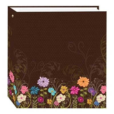 Image of Pioneer Photo Albums Magnetic 3 Ring Album 100 Page, Choc, Pvc Plastic, Chocolate Garden