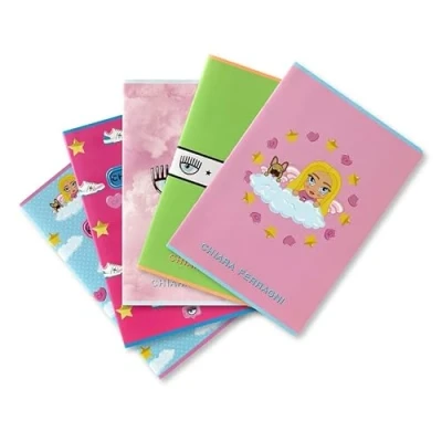 Image of Pigna Maxi Chiara Ferragni x Cones for A4 Pack of 5 Fantasy A Mix m Quadrettato mm 02321475M