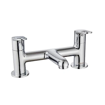 Image of Bristan Essentials Iris Bathroom Taps, Bath Filler