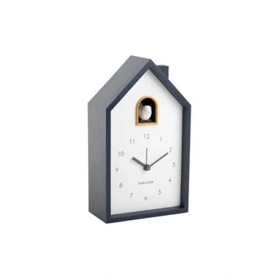 Image of Karlsson Modern Cuckoo Alarm/Wall Clock Dark Blue (KA6015DB)