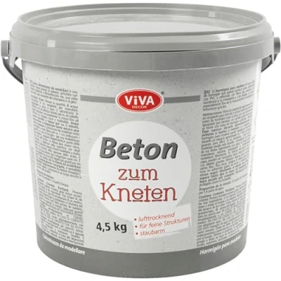 Image of Viva Decor Concrete for Kneading, Synthetic Material, Grey, 23 x 18 cm