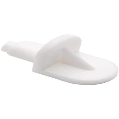 Image of Merriway® BH01154 (24 Pcs) Push In Shelf Supports 6 mm Hole White Pack of 24 Pieces