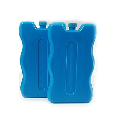 Image of Blue 2 pack Reuseable Freeze Board ice blocks 200 Grams Cooler ideal for a Picnic cool bags lunch boxes