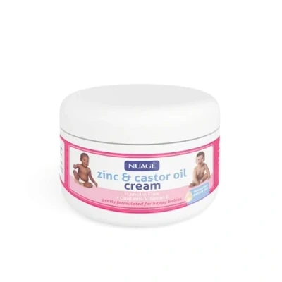 Image of Zinc &amp; Castor Oil Nappy Cream 200ml By Nuagé