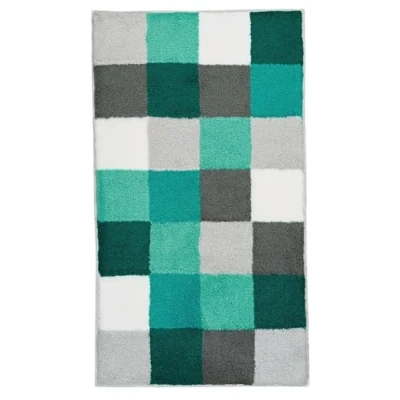 Image of Kleine Wolke &quot;Caro&quot; Bath rug, Green/Grey, 60 x 105 cm