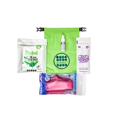 Image of SHEWEE Car &amp; Camp Pack Reusable Pee Funnel The Original Female Urination Device Since 1999! Quickly, Easily and Discreetly, Wee Standing Up Without Removing Clothing (Pink)
