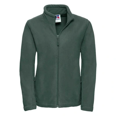 Image of Russell Athletic Womens/Ladies Outdoor Fleece Jacket (Bottle) Green Size Large