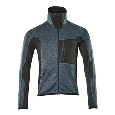 Image of Mascot Fleece Jumper with Zipper Dark Petroleum/Black (L)