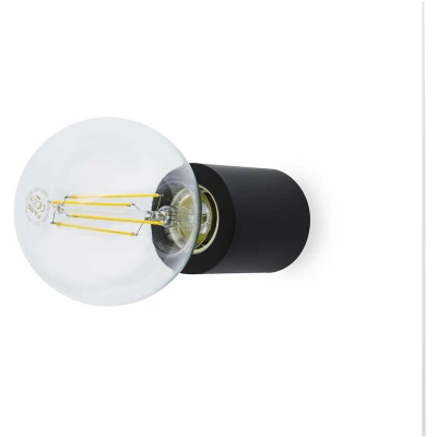 Image of Faro Lighting Ten 1 Light Indoor Candle Wall/Ceiling Black, E27