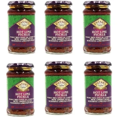Image of Patak&#039;s Hot Lime Pickle (283g) Pack of 6