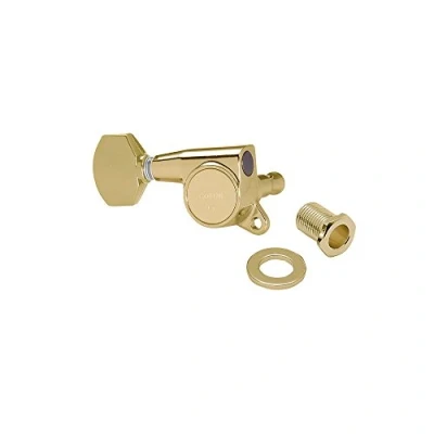 Image of Gotoh 381 Series 6 In Line with Straight Sided Mini Buttons Gold, Left Handed