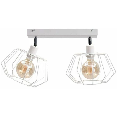 Image of Keter Luna Twin Ceiling Spotlight White, 50cm, 2x E27