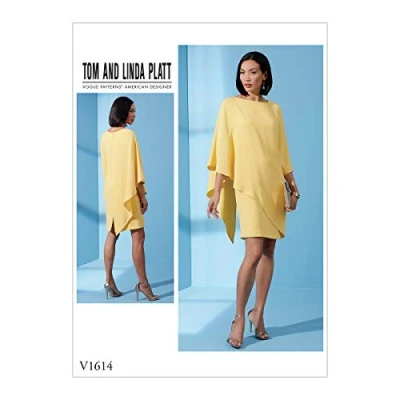 Image of Vogue Sewing Pattern, Paper, White, Various