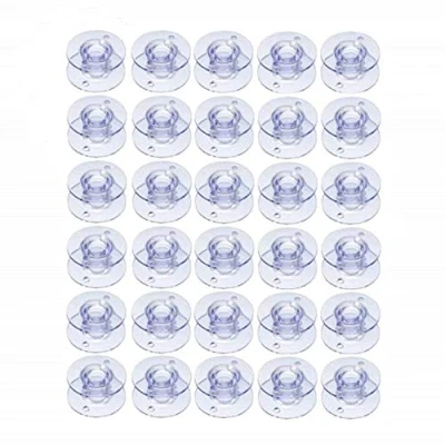Image of 30 Pack Style SA156 Plastic Sewing Machine Bobbins for Brother