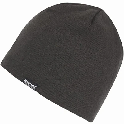Image of Regatta Brevis II Acrylic Knit Fleece Lining Waterproof Internal Membrane Beanie Headwear Seal Grey, Small/Medium