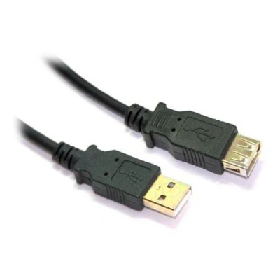 Image of 2M USB 2.0 Extension Cable Gold Connectors