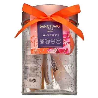 Image of Sanctuary Spa Jar of Treats Gift Set For Women, Birthday, Christmas, Vegan and Cruelty Free