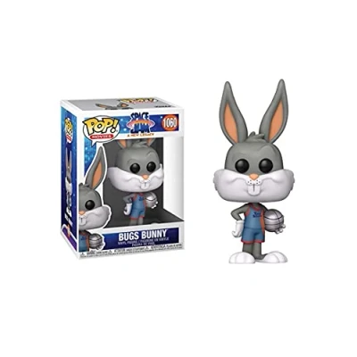 Image of Funko POP! Movies: Space Jam 2 Bugs Bunny Collectable Vinyl Figure Gift Idea Official Merchandise Toys for Kids &amp; Adults Movies Fans Model Collectors and Display