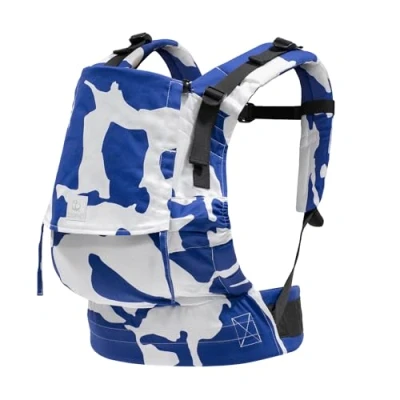 Image of Stokke Limas Carrier Flex, Alesund Blue (OCS) Full Buckle Baby Three Carrying Options Safe for Babies from 1 Month/4 kg to 20