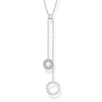 Image of Thomas Sabo Women Silver Pendant Necklace KE1906 051 14 L45v