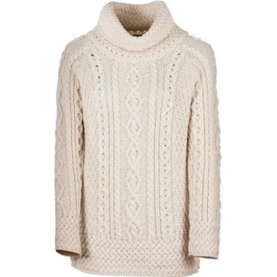 Image of WALKER AND HAWKES Ladies Merino Wool Whitemore Jumper Pearl Medium (12 14)