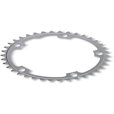 Image of Stronglight 5 Arm / 130PCD Chain Ring Silver, 38 T