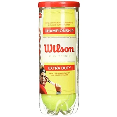 Image of Wilson Championship Extra Duty 9 Tennis Ball (3x3), Yellow