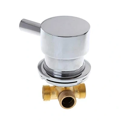 Image of LANCHEN G1/2&quot; Hot &amp; Cold Water Mixing Valve Thermostatic Mixer Two In One Out Faucet For Shower Room