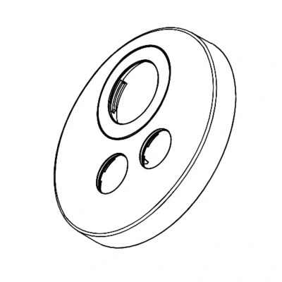 Image of hansgrohe Escutcheon For Exchanged Connections (92391000)
