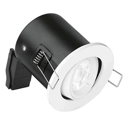 Image of Enlite (Aurora) GU10 Fire Rated Adjustable Downlight White (Pack of 10)