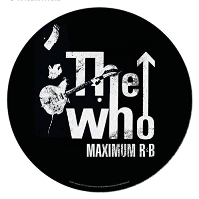 Image of Who Turntable Record Slip Mat for Mixing, DJ Scratching and Home Listening (Maximum R&amp;B Design) Official Merchandise